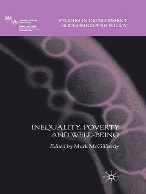 cover image of Inequality, Poverty and Well-being